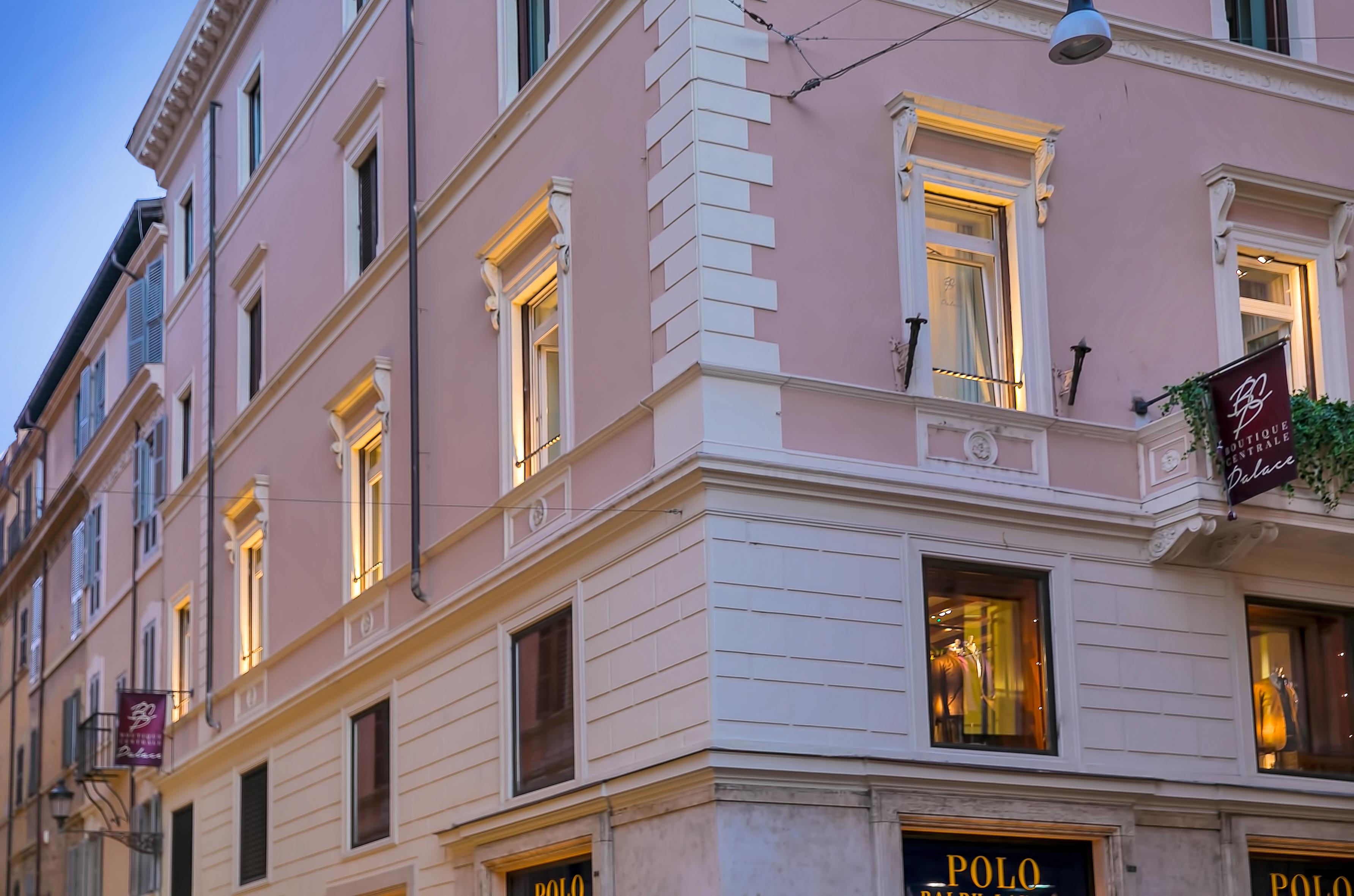 Boutique Centrale Palace Hotel Řím Exteriér fotografie